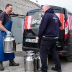 Collecting milk for Spooney's